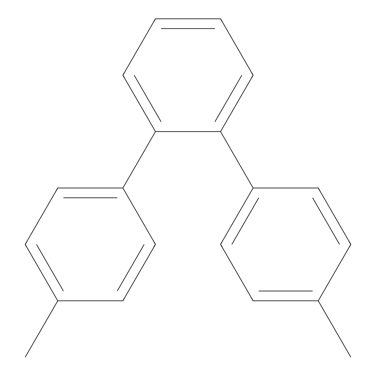 1,1':2',1''-Terphenyl, 4,4''-dimethyl- molecular structure, CAS 64586-14-7