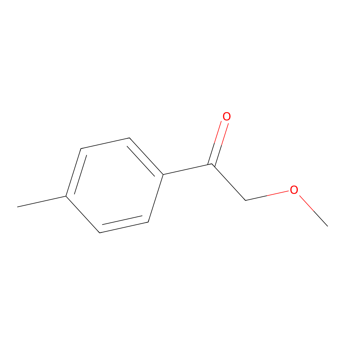 Ethanone, 2-methoxy-1-(4-methylphenyl)- molecular structure, CAS 64591-47-5