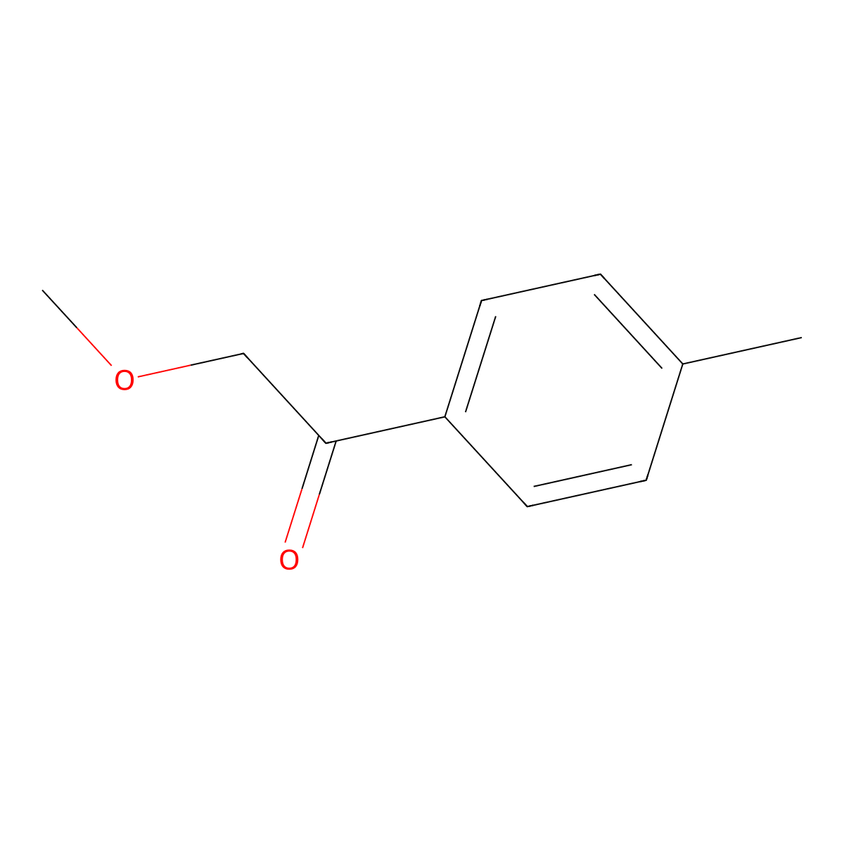 Ethanone, 2-methoxy-1-(4-methylphenyl)- molecular structure, CAS 64591-47-5