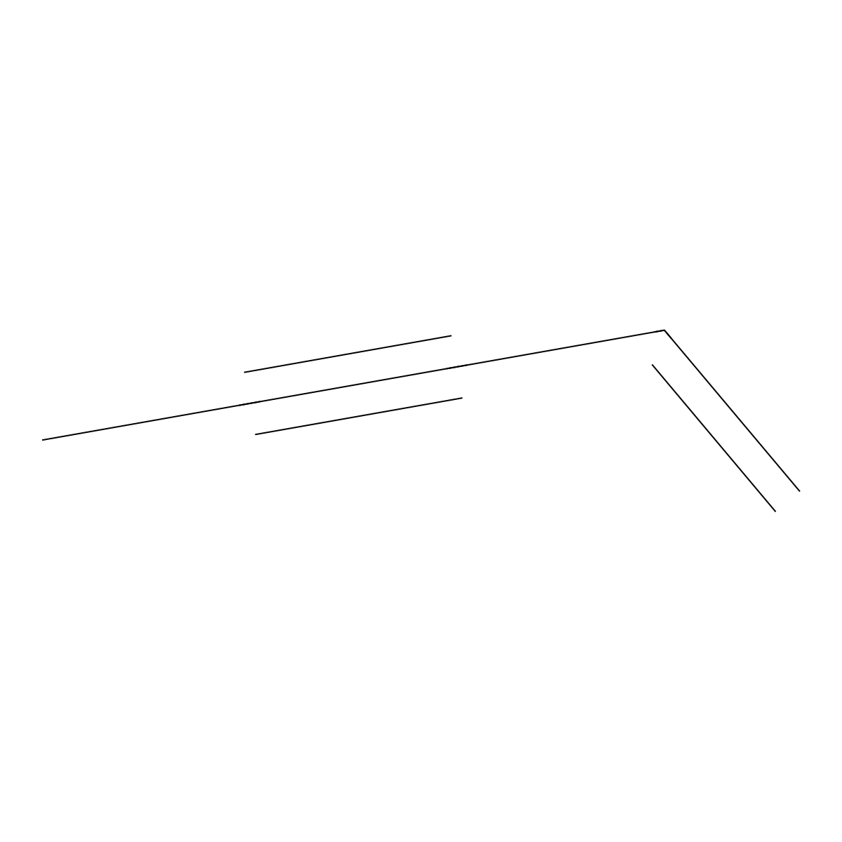 1-Penten-3-yne molecular structure, CAS 646-05-9
