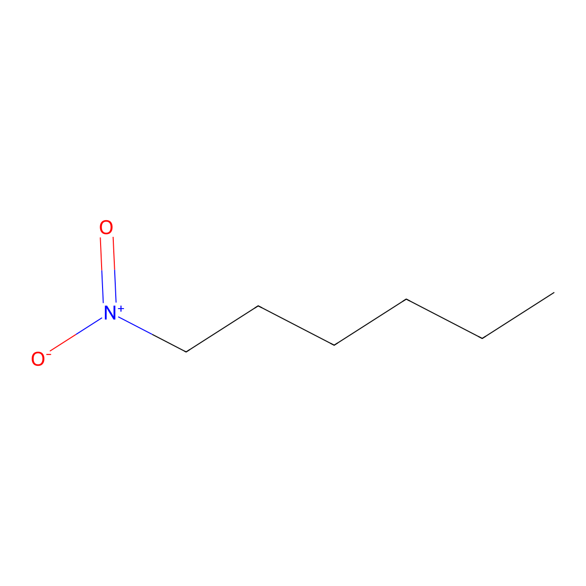 1-Nitrohexane molecular structure, CAS 646-14-0