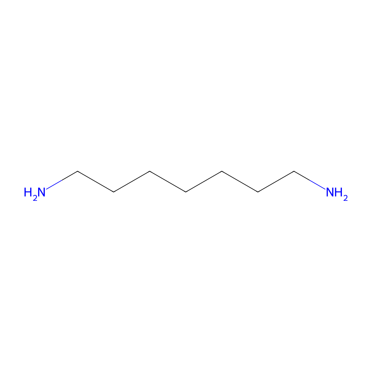 1,7-Heptanediamine molecular structure, CAS 646-19-5