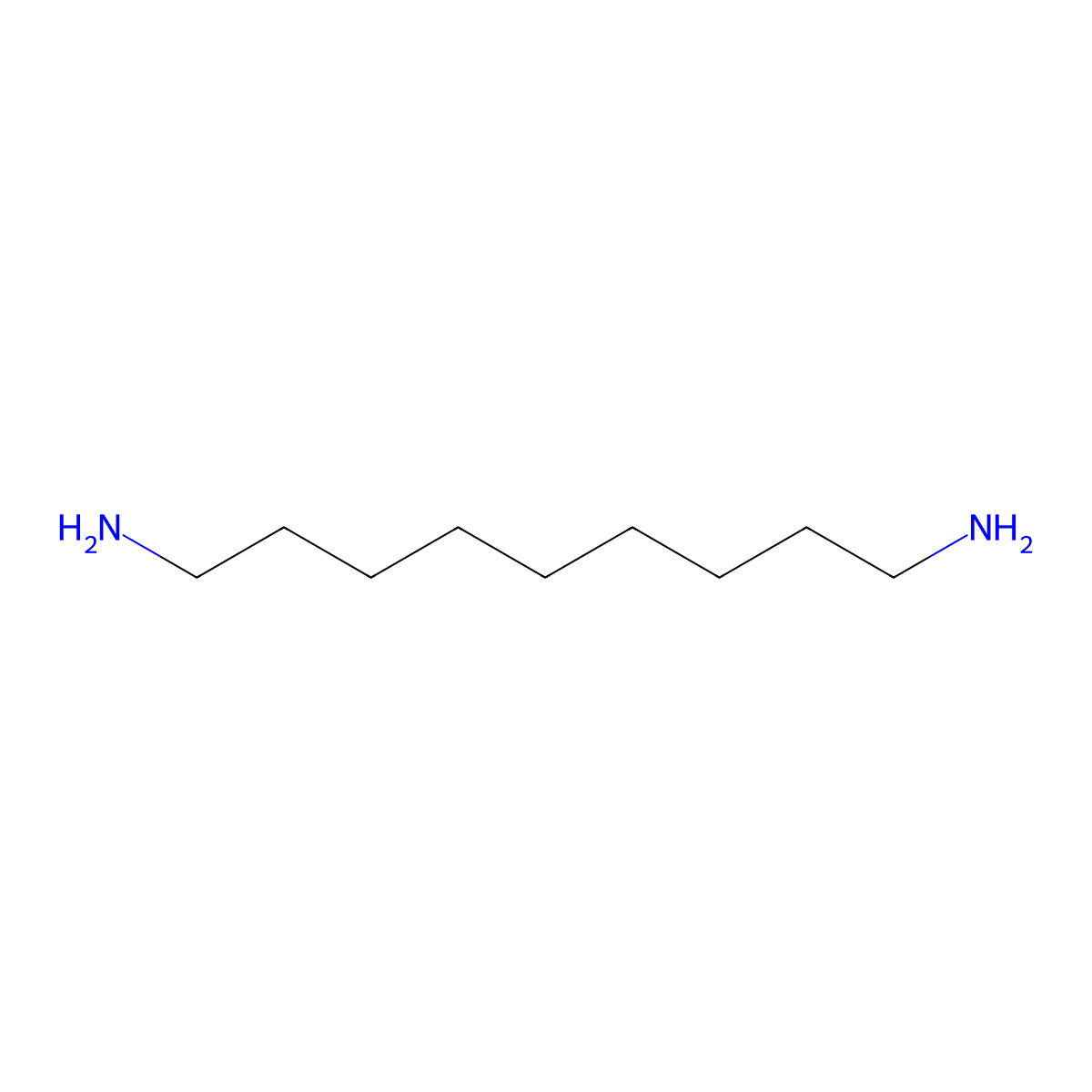 Nonamethylenediamine molecular structure, CAS 646-24-2