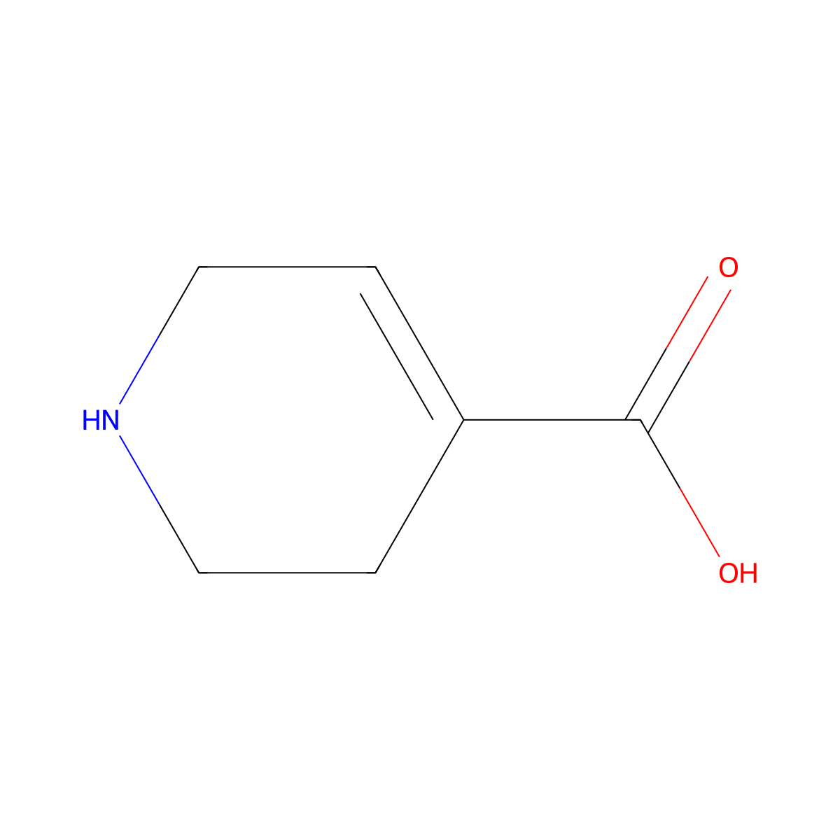 Isoguvacine molecular structure, CAS 64603-90-3