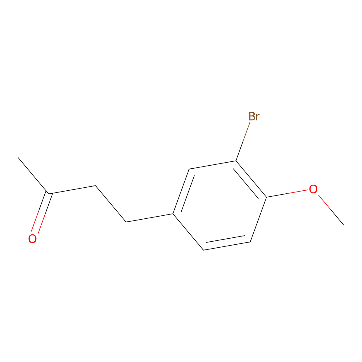 4-(3-Bromo-4-methoxyphenyl)butan-2-one molecular structure, CAS 646039-32-9