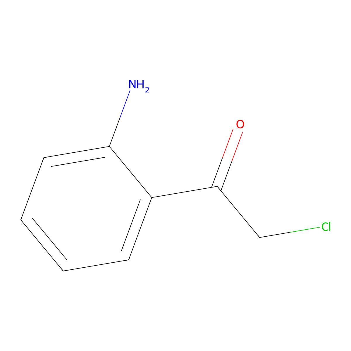 1-(2-Aminophenyl)-2-chloroethan-1-one molecular structure, CAS 64605-23-8