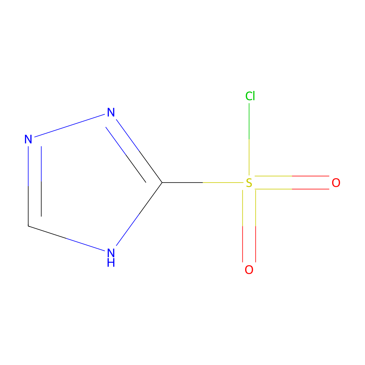 4H-1,2,4-Triazole-3-sulfonyl chloride molecular structure, CAS 6461-29-6