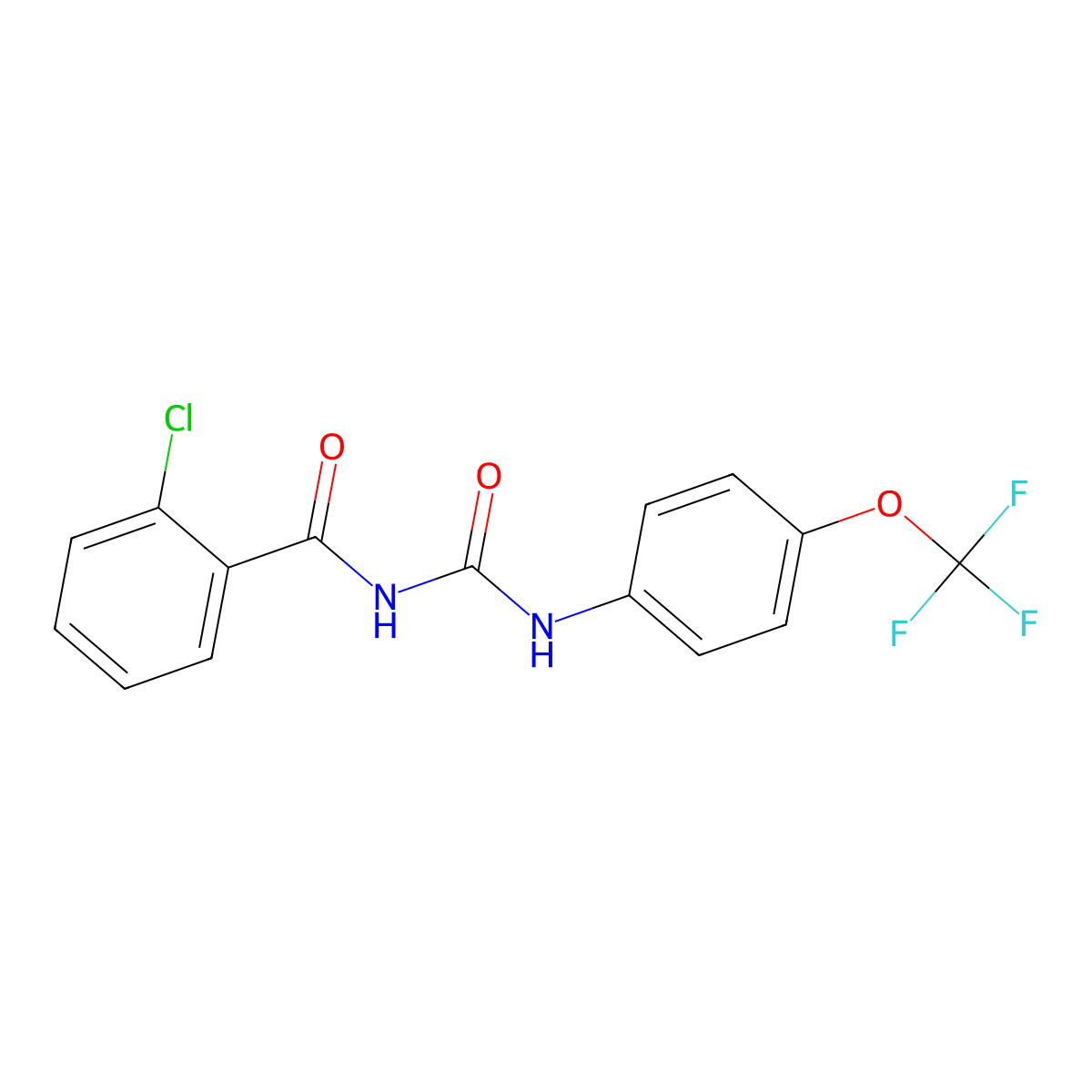 Triflumuron molecular structure, CAS 64628-44-0