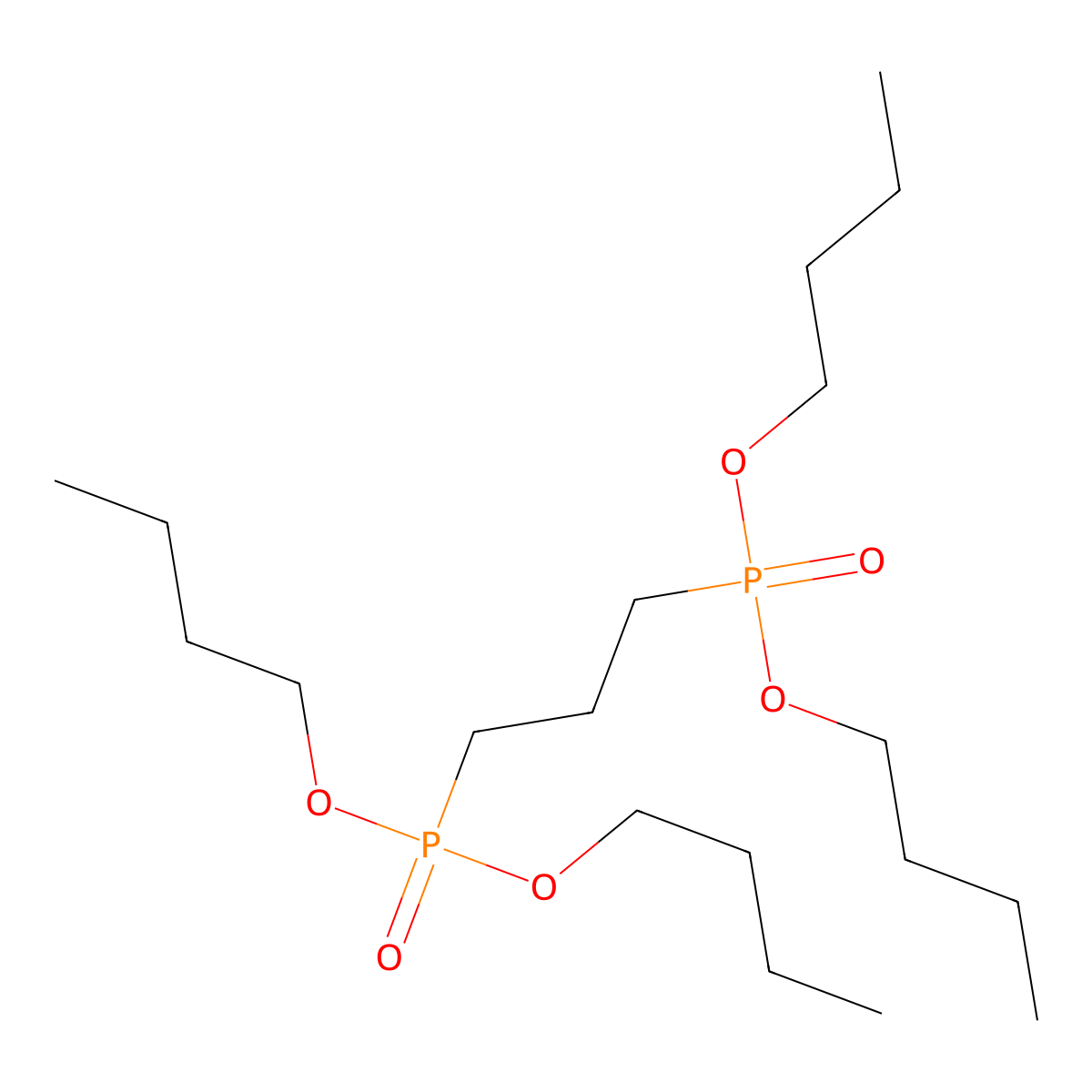 1-[Butoxy(3-dibutoxyphosphorylpropyl)phosphoryl]oxybutane molecular structure, CAS 64630-19-9