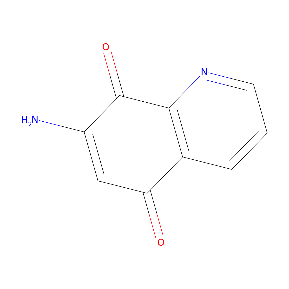 7-Aminoquinoline-5,8-dione molecular structure, CAS 64636-91-5