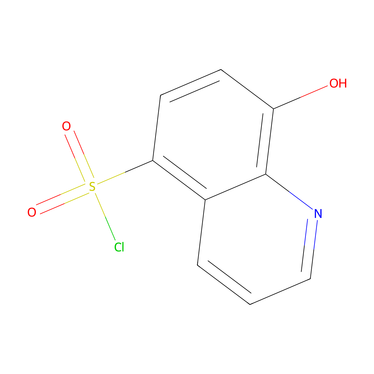 8-hydroxyquinoline-5-sulfonyl Chloride molecular structure, CAS 64641-92-5
