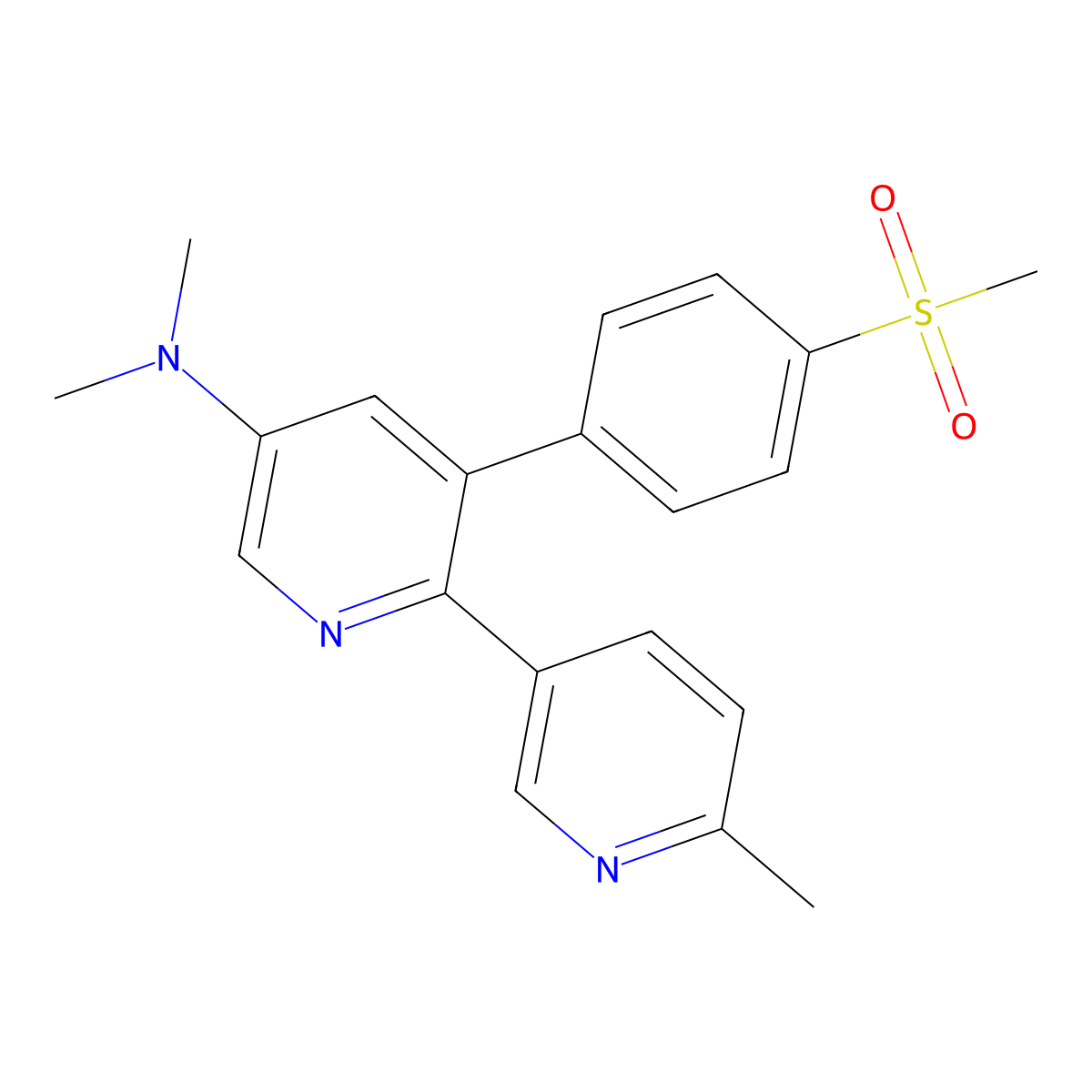 Etoricoxib Impurity 7 molecular structure, CAS 646459-39-4