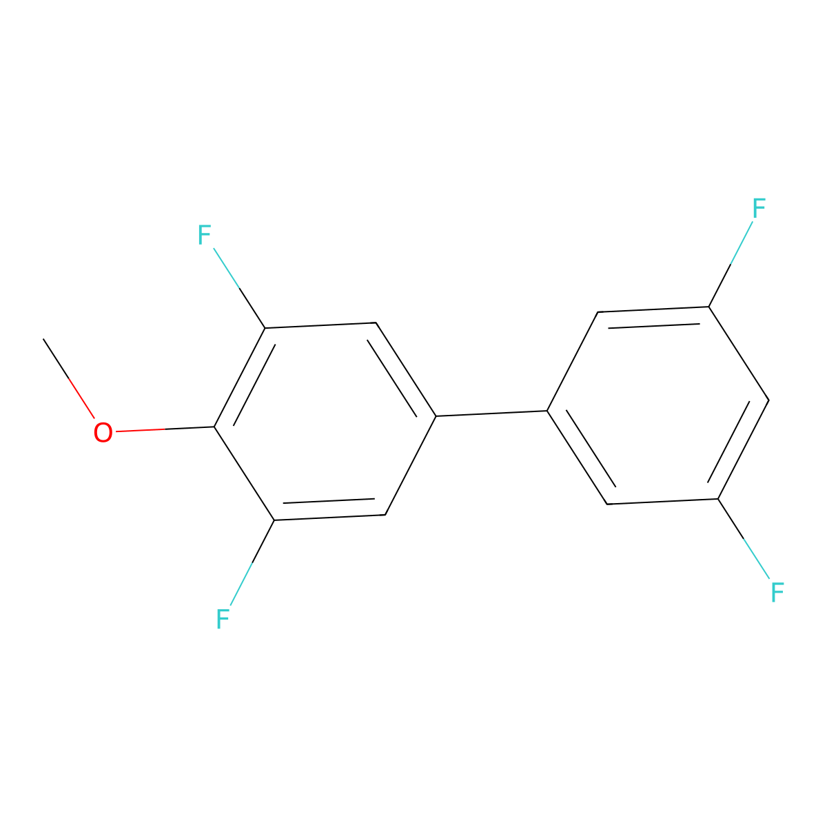 3,3',5,5'-Tetrafluoro-4-methoxy-1,1'-biphenyl molecular structure, CAS 646507-88-2