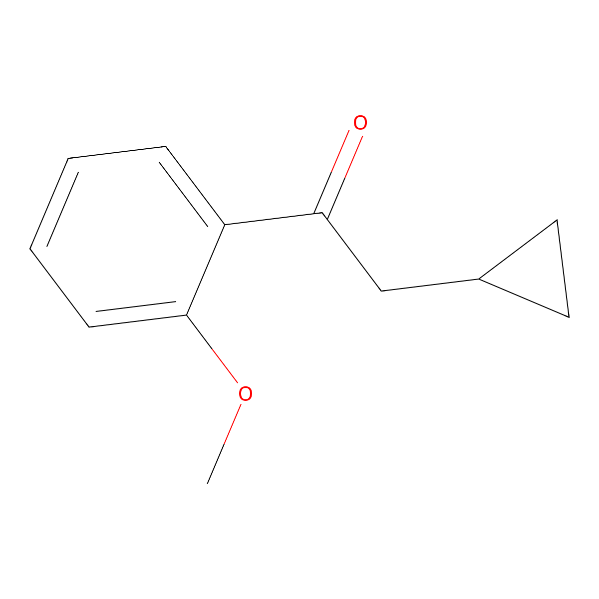 2-Cyclopropyl-1-(2-methoxyphenyl)ethanone molecular structure, CAS 646522-92-1