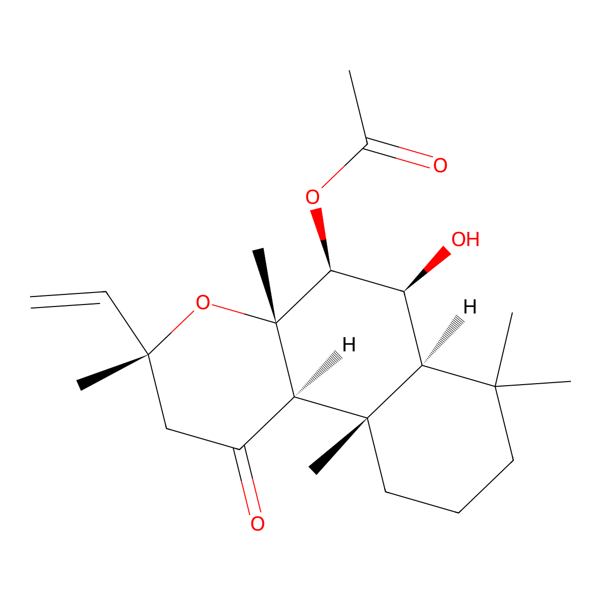 (-)-1,9-Dideoxyforskolin molecular structure, CAS 64657-18-7
