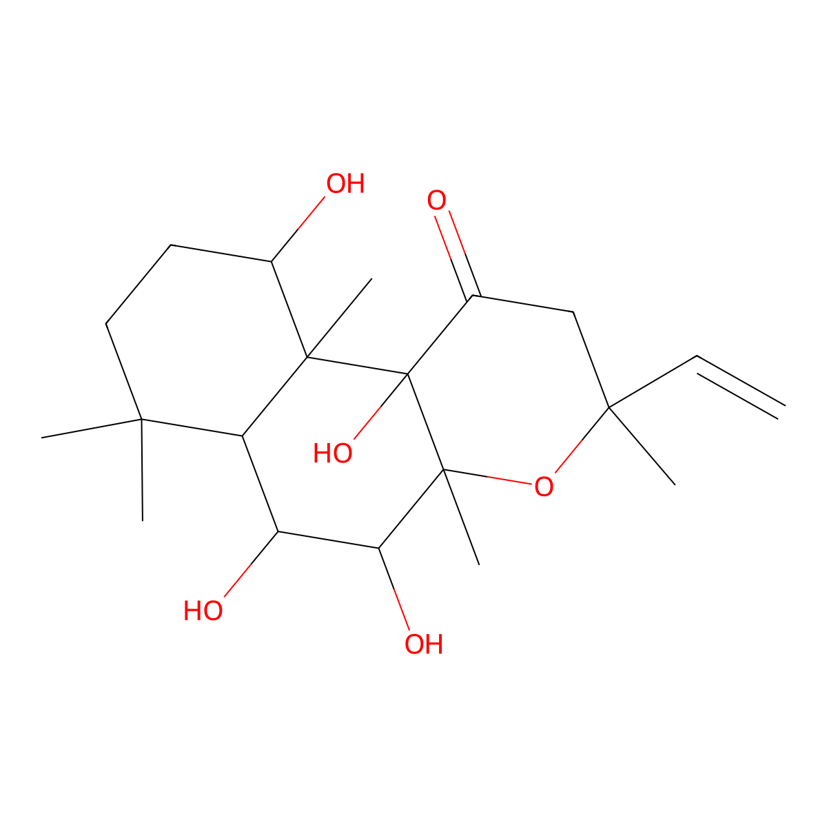 Deacetylforskolin molecular structure, CAS 64657-20-1