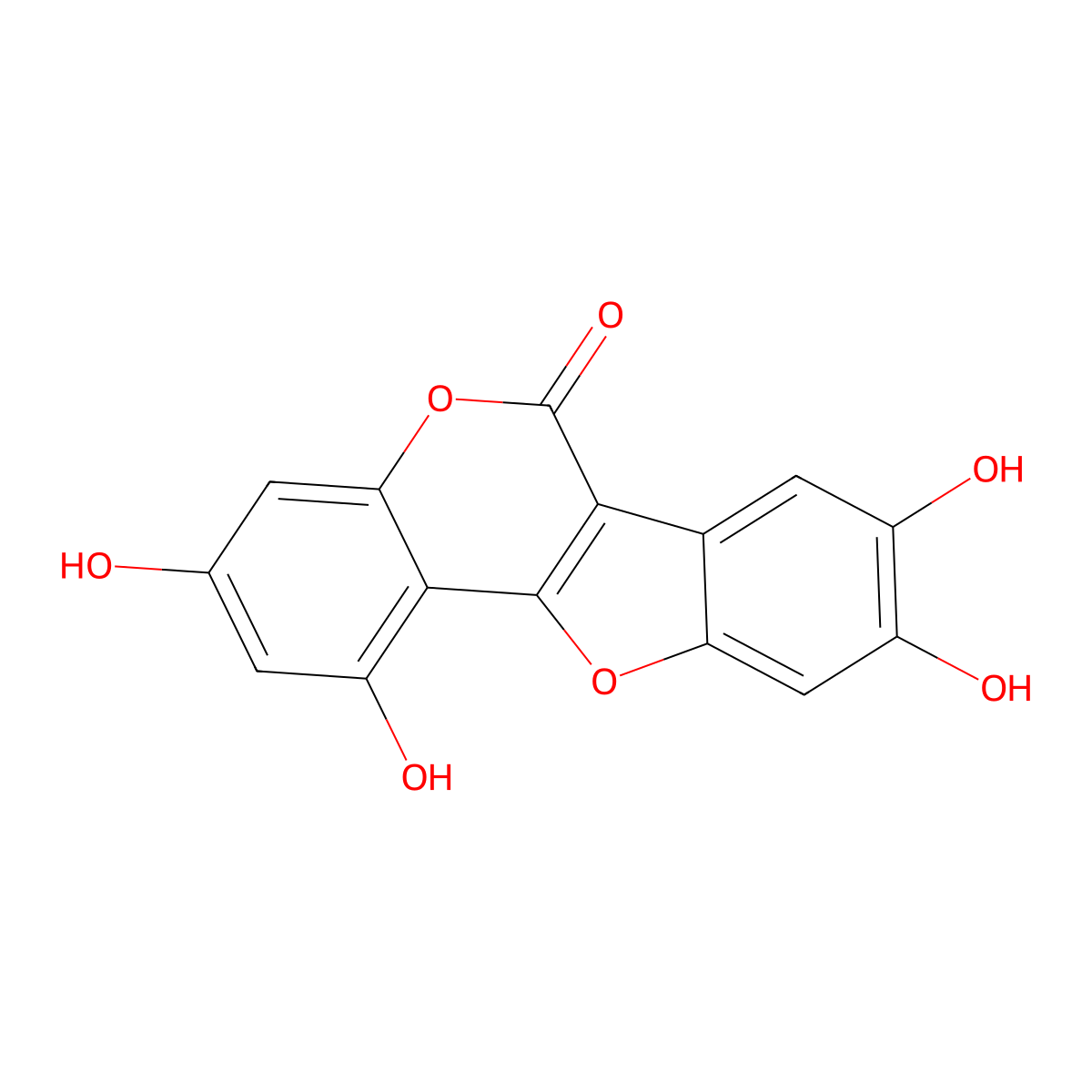 Demethylwedelolactone molecular structure, CAS 6468-55-9