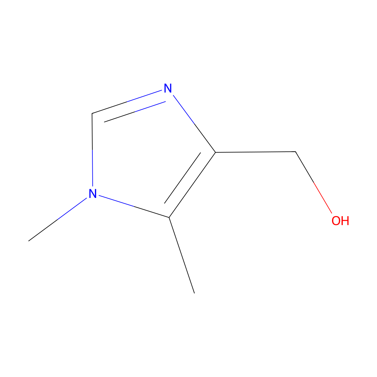 (1,5-Dimethyl-1H-imidazol-4-yl)methanol molecular structure, CAS 64689-22-1