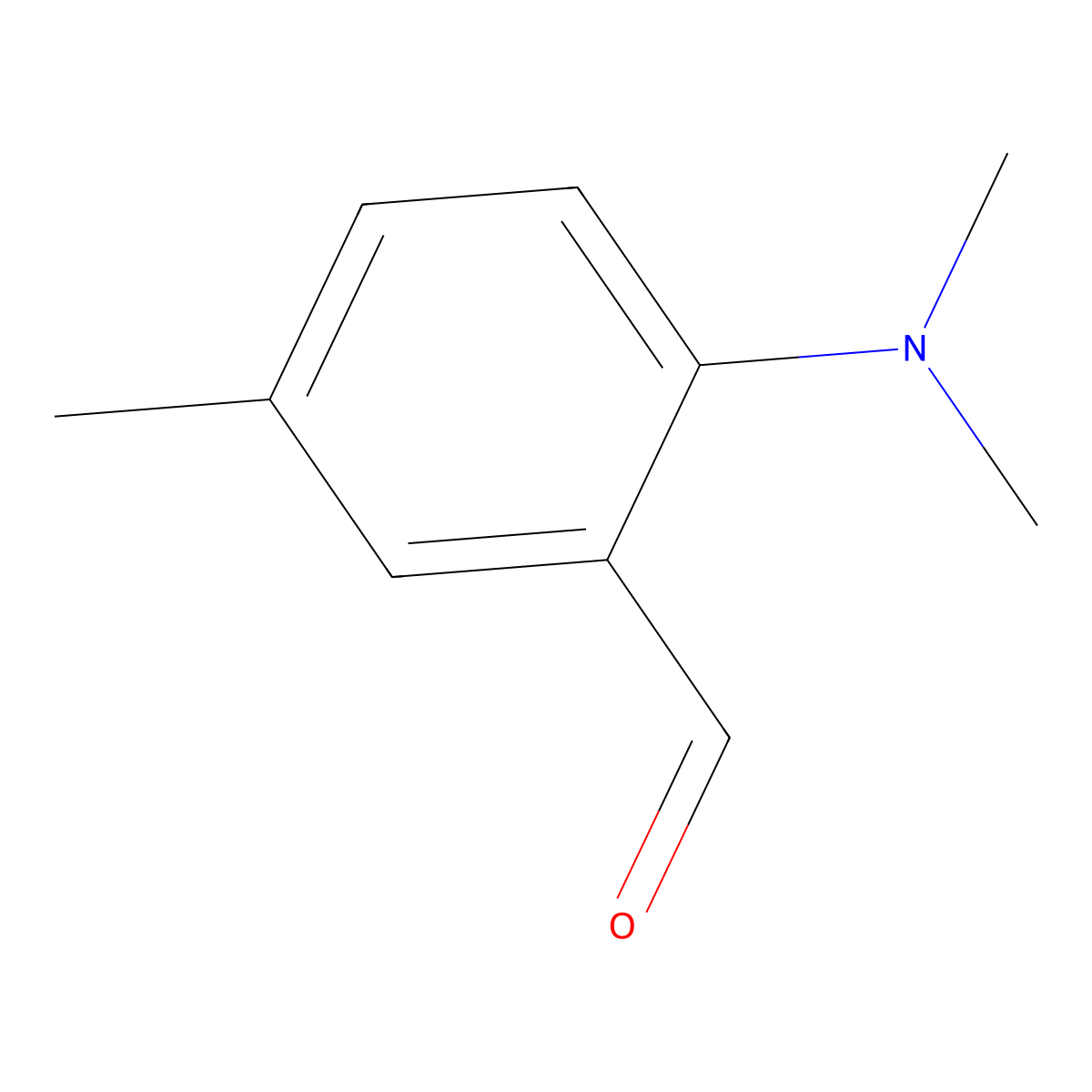 2-(Dimethylamino)-5-methylbenzaldehyde molecular structure, CAS 64693-46-5