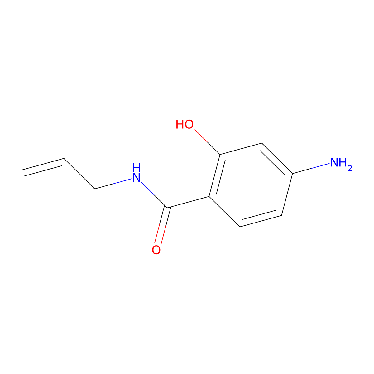 4-amino-2-hydroxy-N-(prop-2-en-1-yl)benzamide molecular structure, CAS 647017-64-9