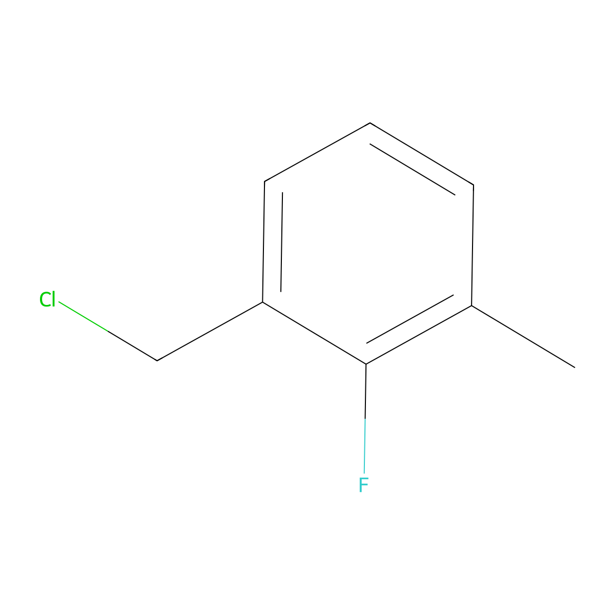 1-(Chloromethyl)-2-fluoro-3-methylbenzene molecular structure, CAS 647037-27-2