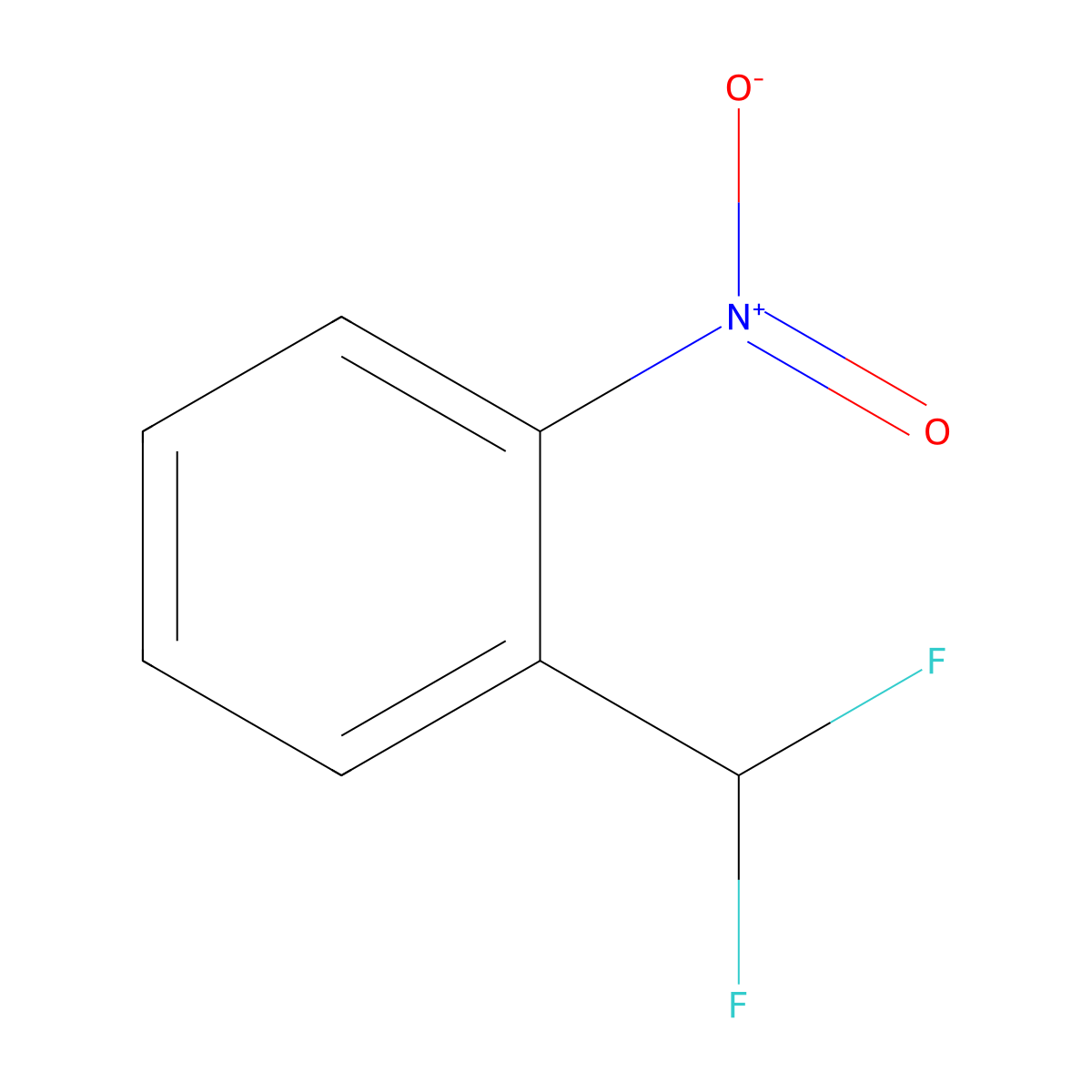 1-(Difluoromethyl)-2-nitrobenzene molecular structure, CAS 64747-65-5
