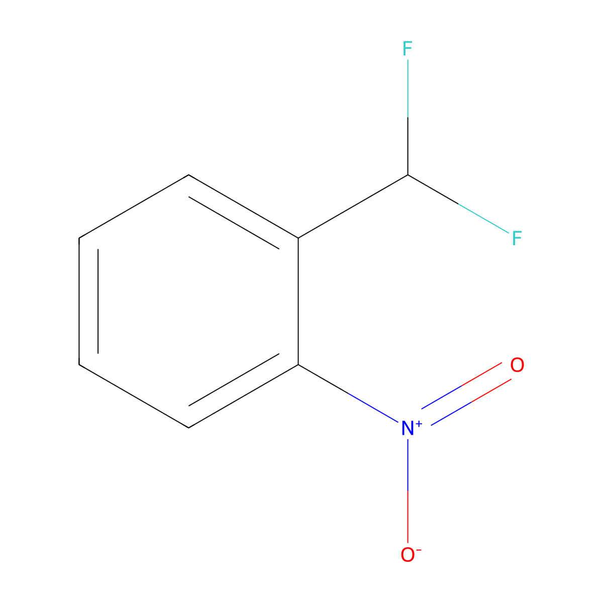1-(Difluoromethyl)-2-nitrobenzene molecular structure, CAS 64747-65-5