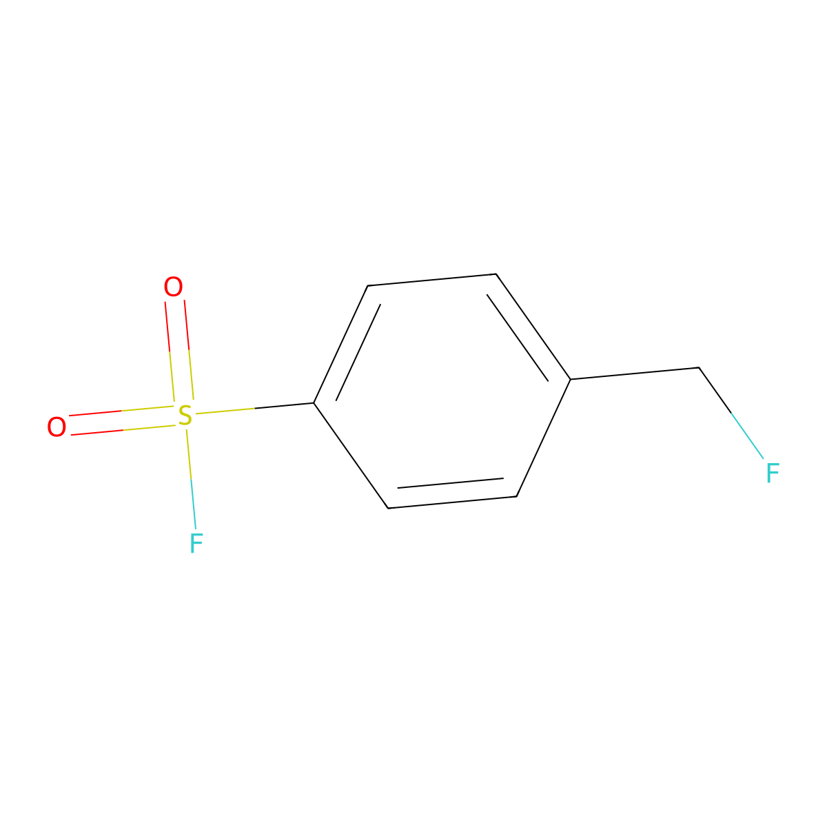 4-(Fluoromethyl)benzene-1-sulfonyl fluoride molecular structure, CAS 64747-75-7
