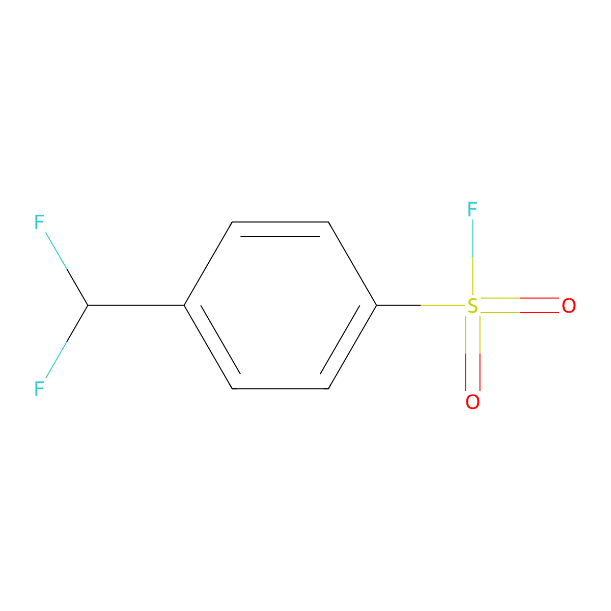 4-(Difluoromethyl)benzene-1-sulfonyl fluoride molecular structure, CAS 64747-76-8