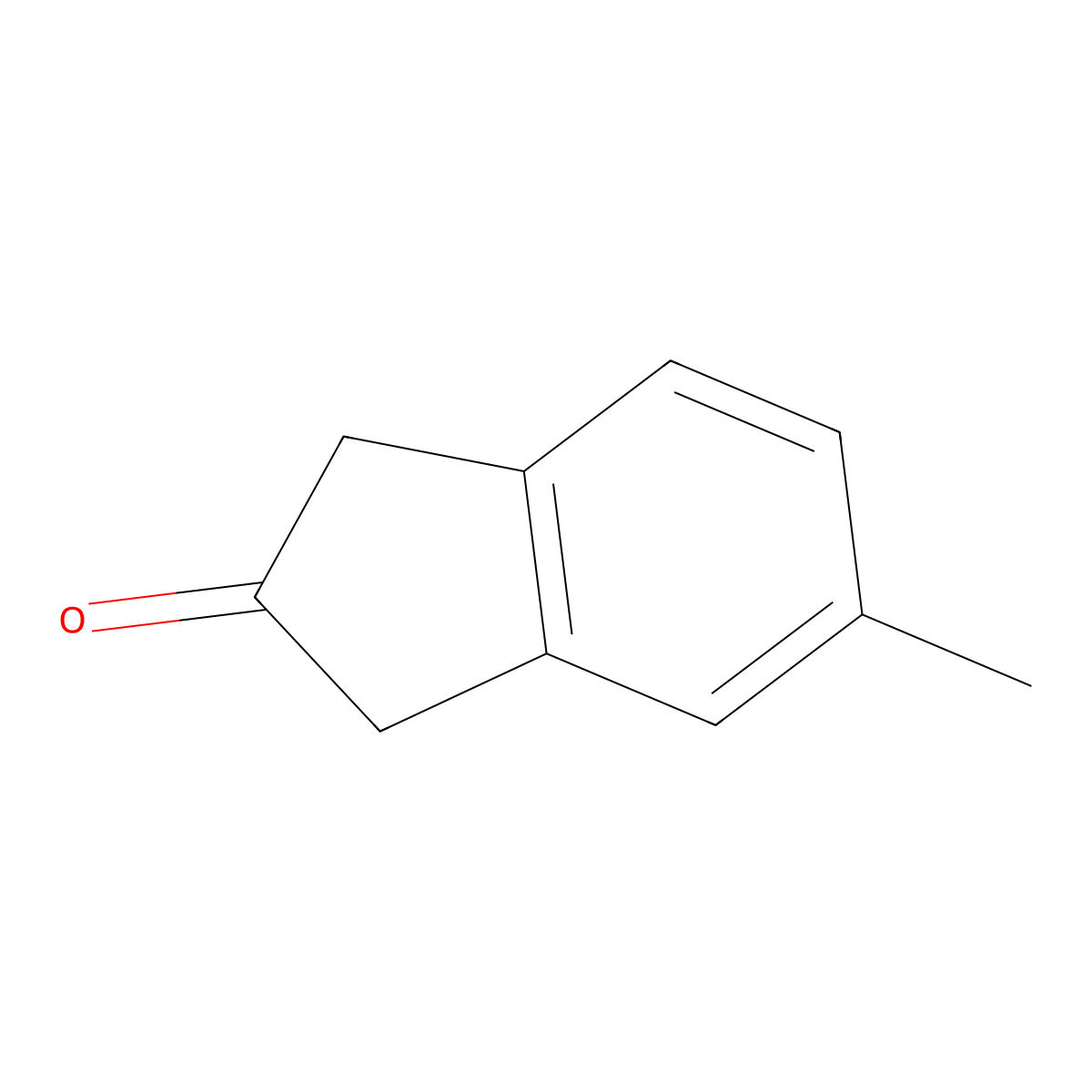 5-methyl-1H-inden-2(3H)-one molecular structure, CAS 64749-65-1