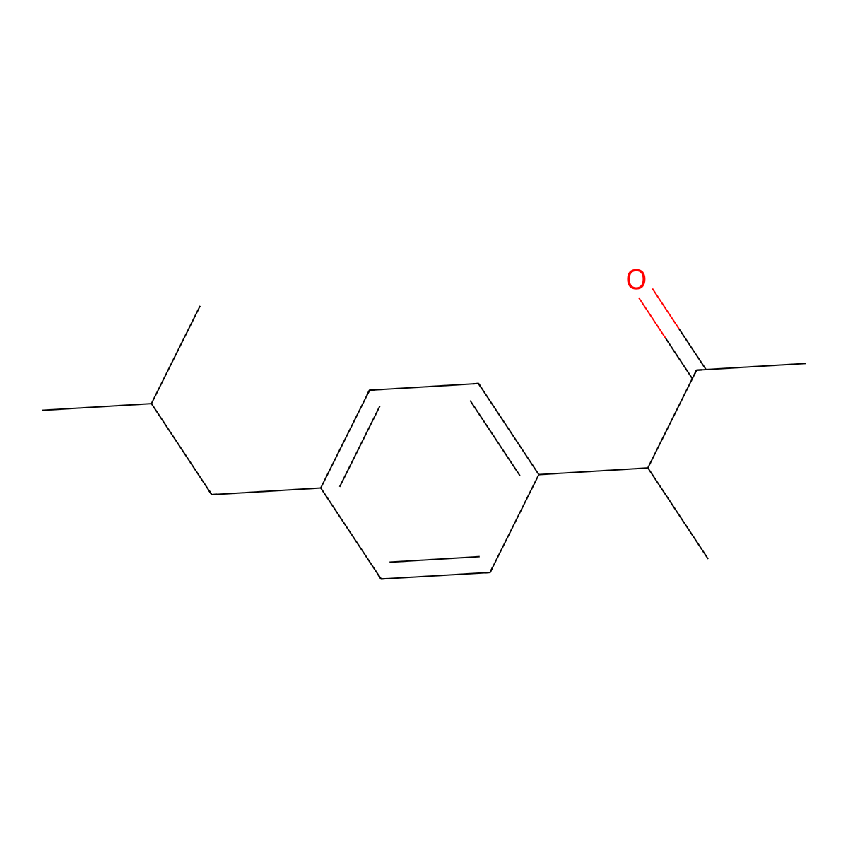3-[4-(2-Methylpropyl)phenyl]butan-2-one molecular structure, CAS 64758-90-3