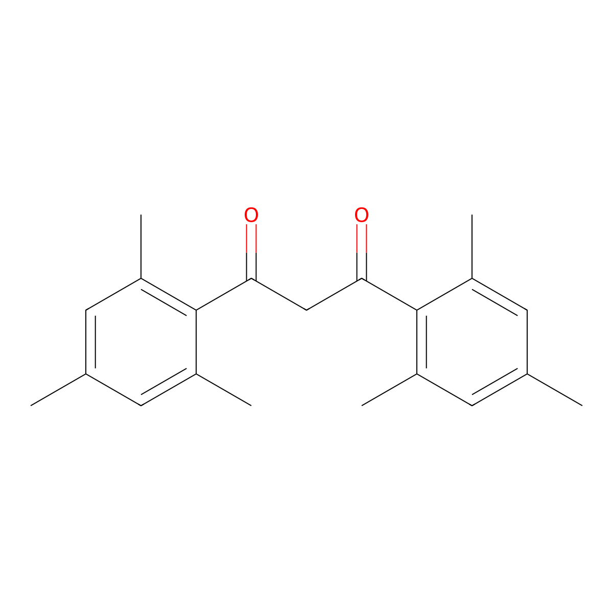 1,3-Dimesityl-1,3-propanedione molecular structure, CAS 6477-29-8