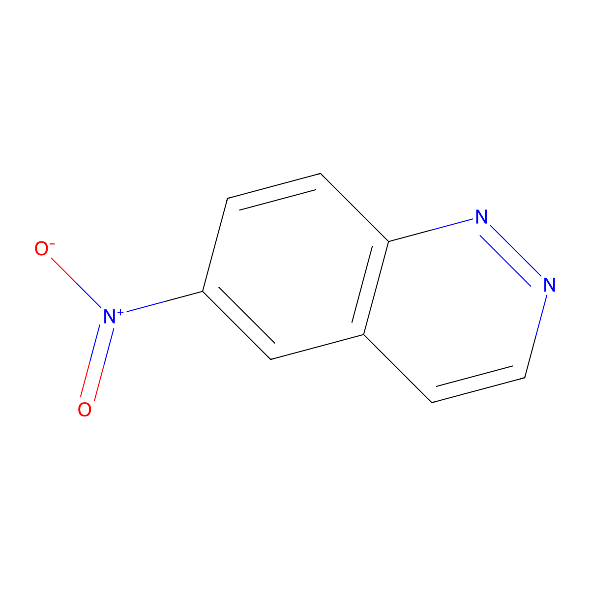 6-Nitrocinnoline molecular structure, CAS 64774-08-9