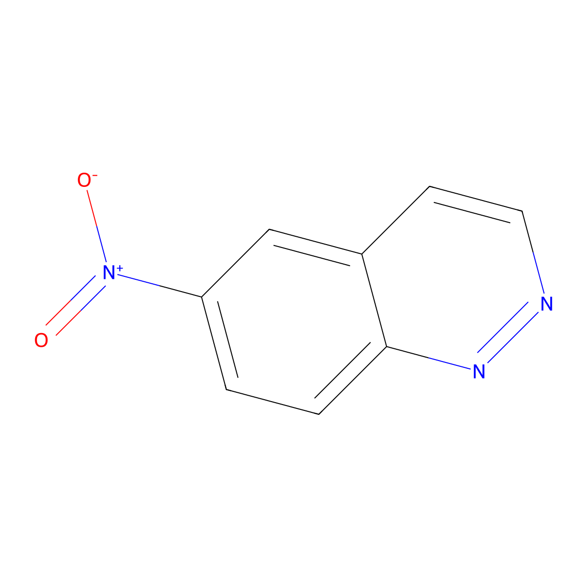 6-Nitrocinnoline molecular structure, CAS 64774-08-9