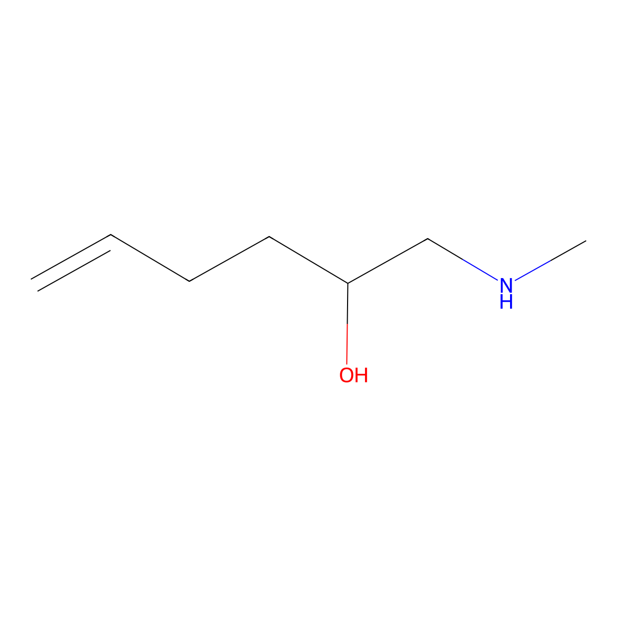 1-(Methylamino)hex-5-en-2-ol molecular structure, CAS 64776-20-1