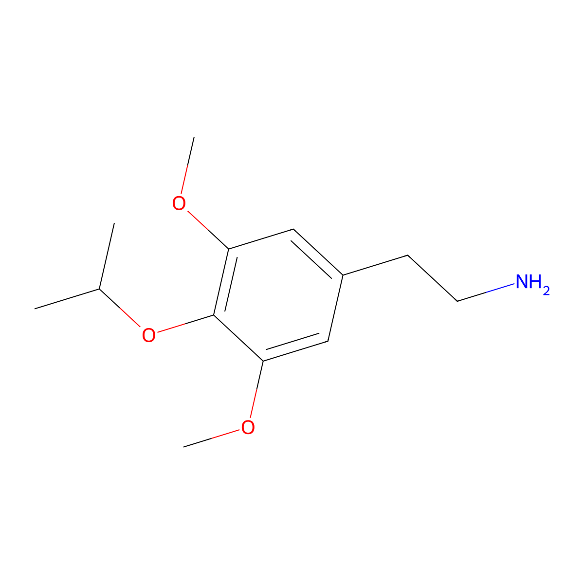 Isoproscaline molecular structure, CAS 64778-72-9