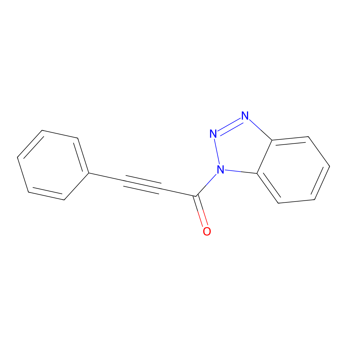 1-(1H-1,2,3-Benzotriazol-1-yl)-3-phenylprop-2-yn-1-one molecular structure, CAS 647833-19-0