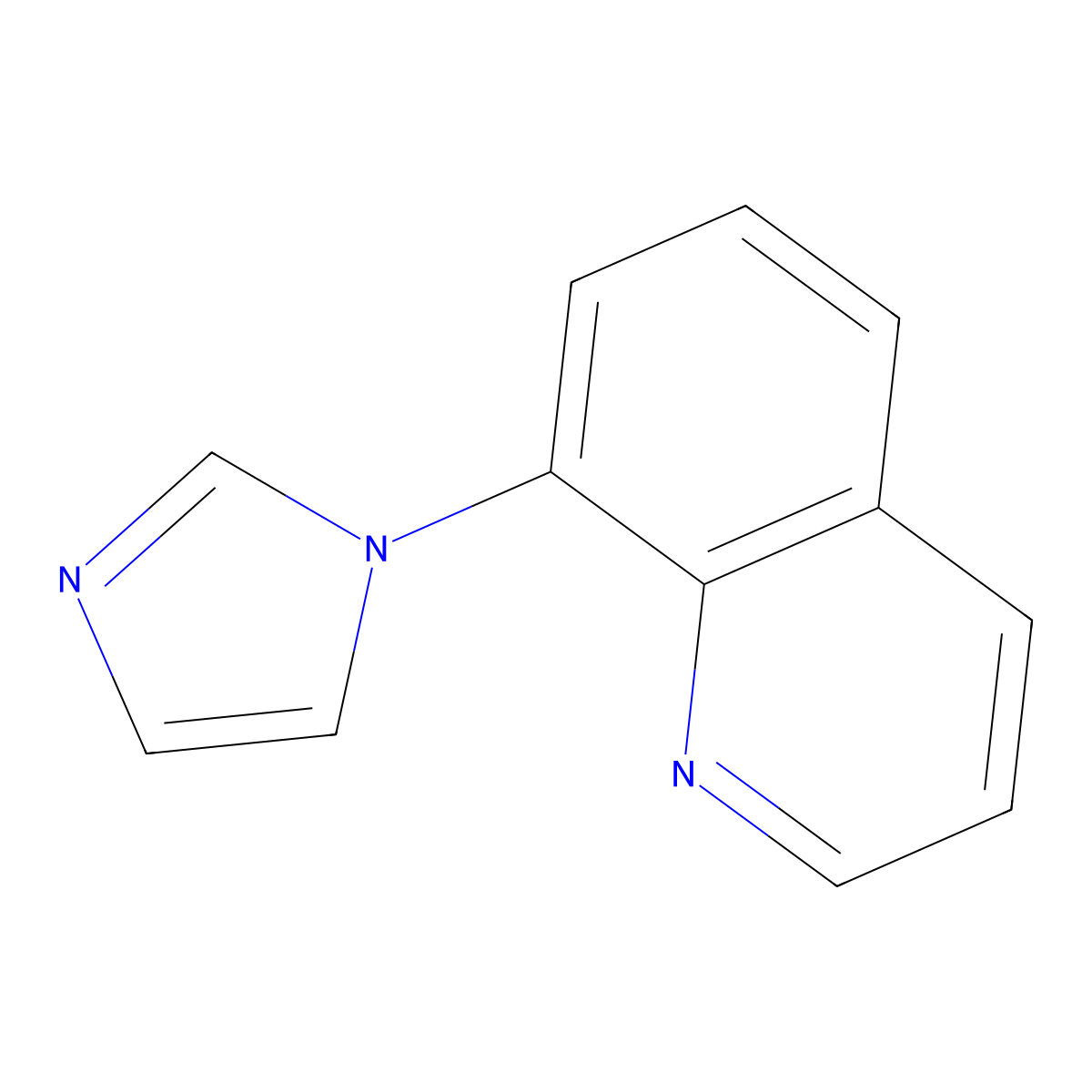 8-(1H-Imidazol-1-yl)quinoline molecular structure, CAS 647841-39-2