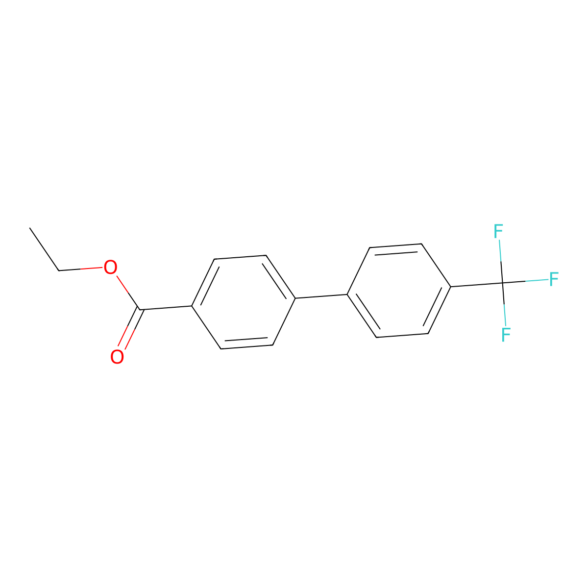 1,1'-Biphenyl-4-carboxylic acid,4'-(trifluoromethyl)-,ethyl ester molecular structure, CAS 647842-34-0