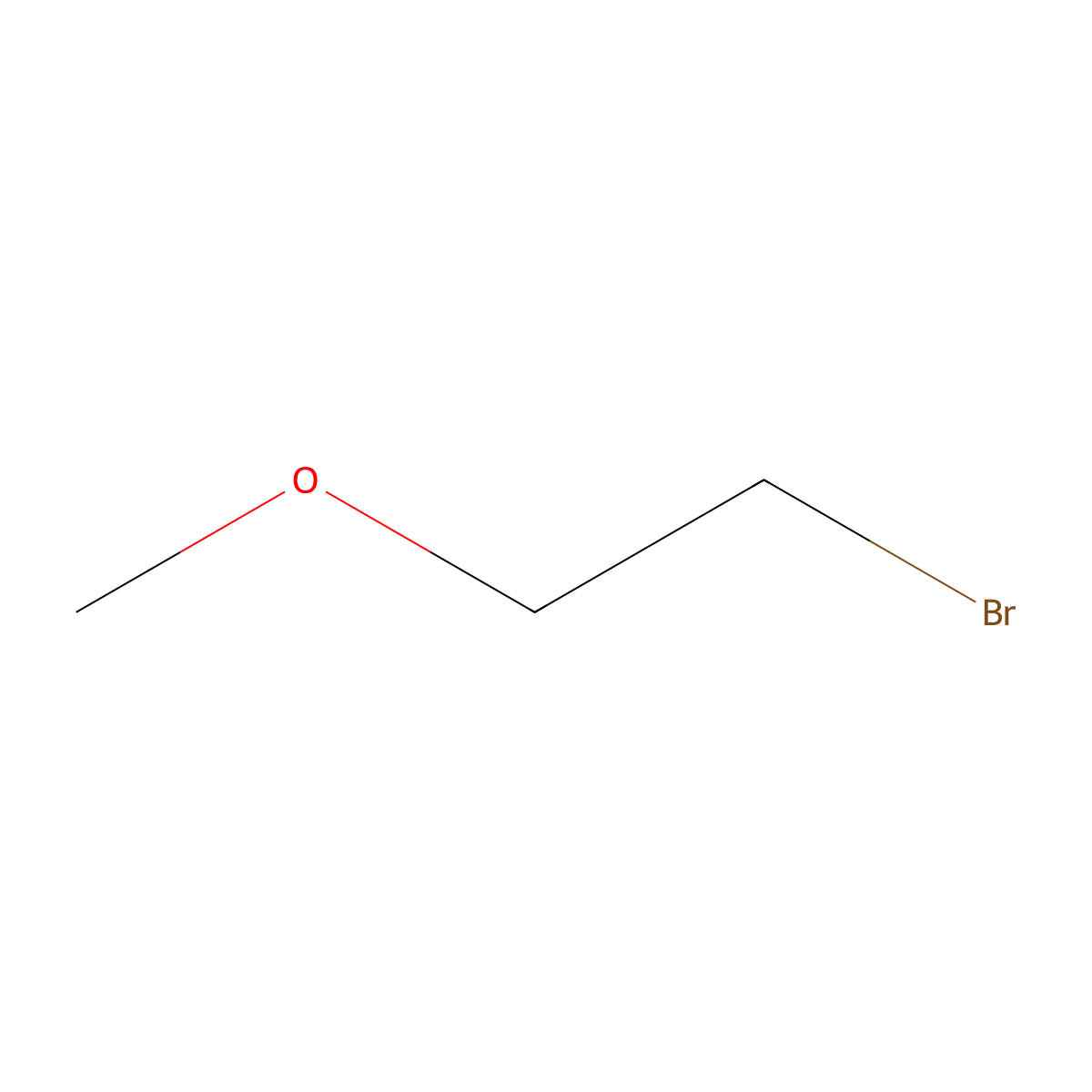 2-Bromoethyl methyl ether molecular structure, CAS 6482-24-2
