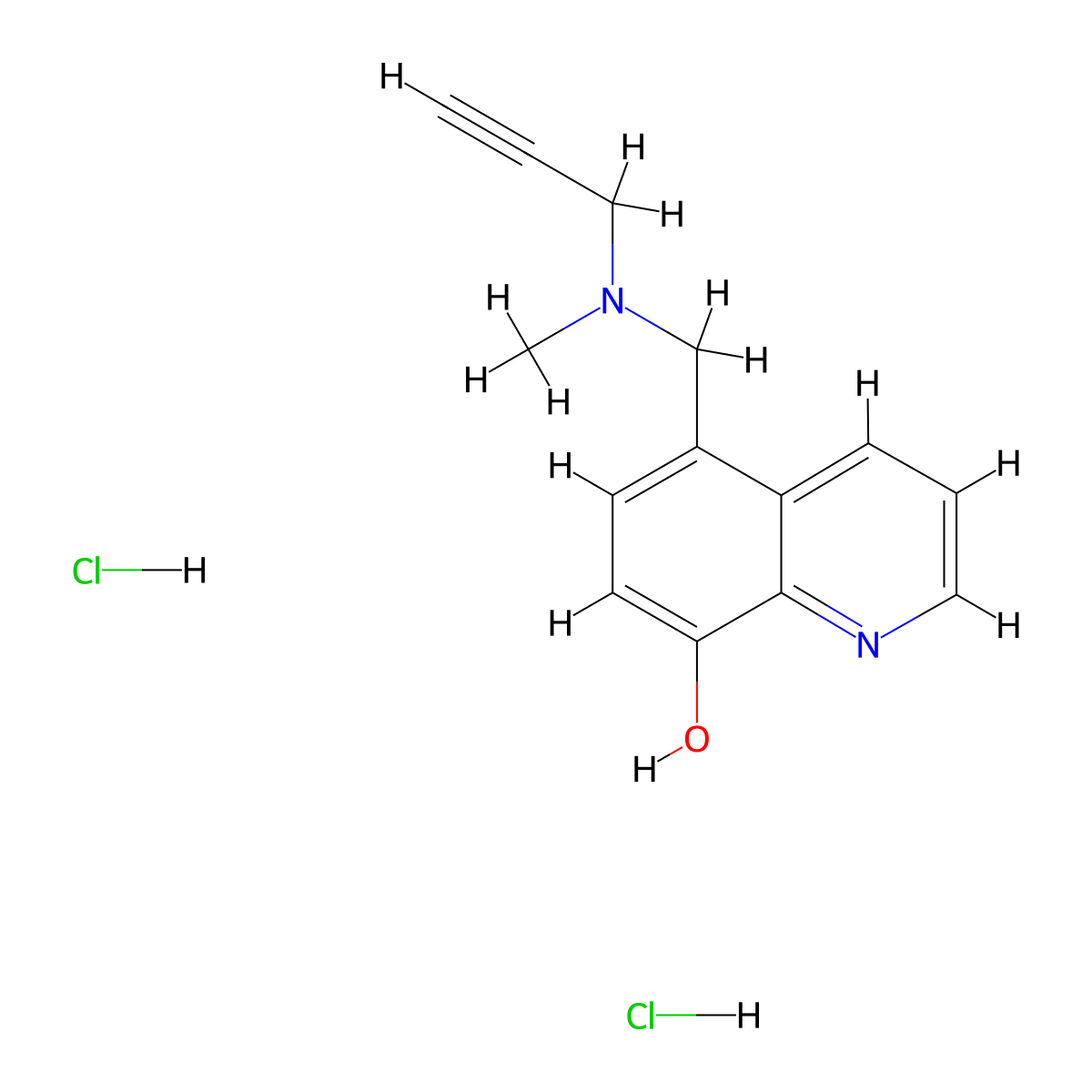 M 30 dihydrochloride molecular structure, CAS 64821-19-8