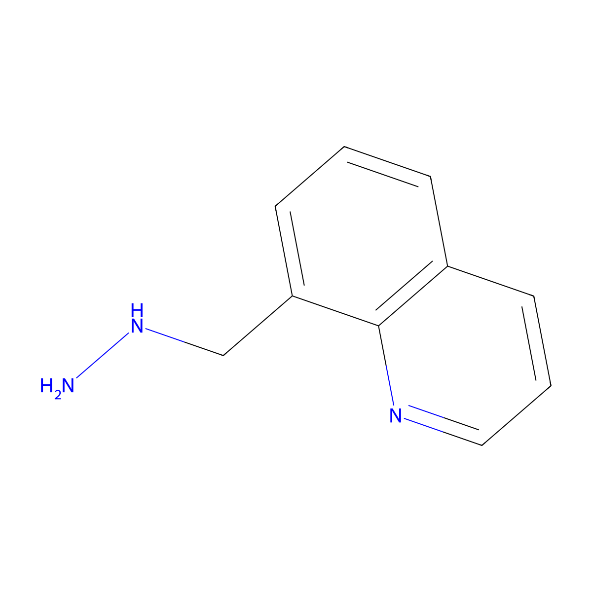 8-(Hydrazinylmethyl)quinoline molecular structure, CAS 64821-23-4