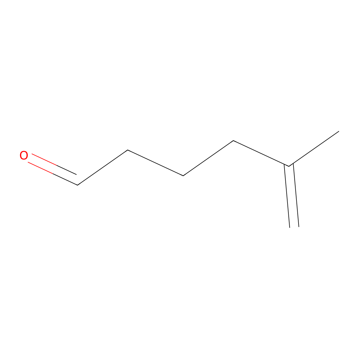 5-Methyl-5-hexenal molecular structure, CAS 64825-78-1