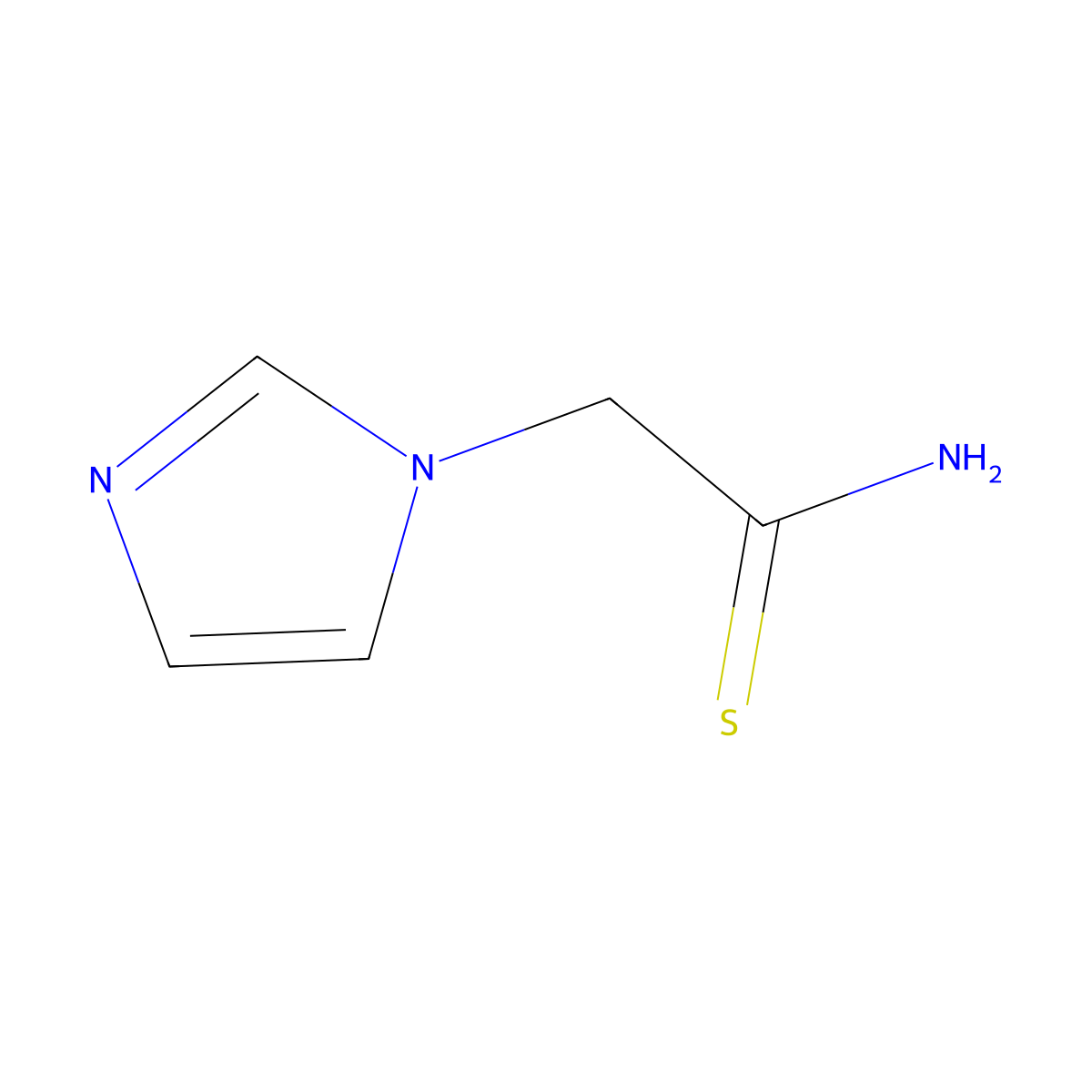 1H-Imidazole-1-ethanethioamide molecular structure, CAS 648427-45-6
