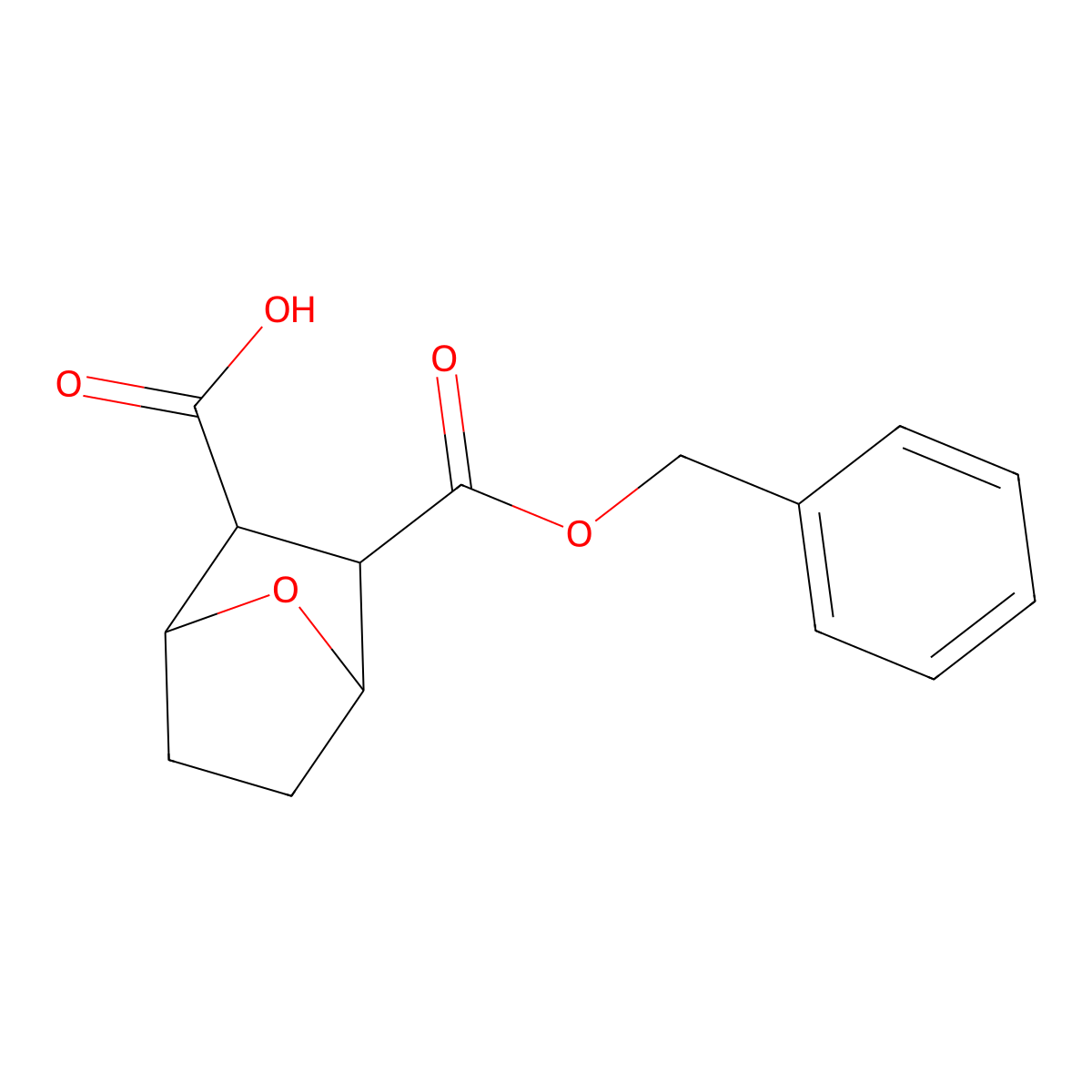 (1S,2R,3S,4R)-3-[(Benzyloxy)carbonyl]-7-oxabicyclo[2.2.1]heptane-2-carboxylic acid molecular structure, CAS 648433-22-1