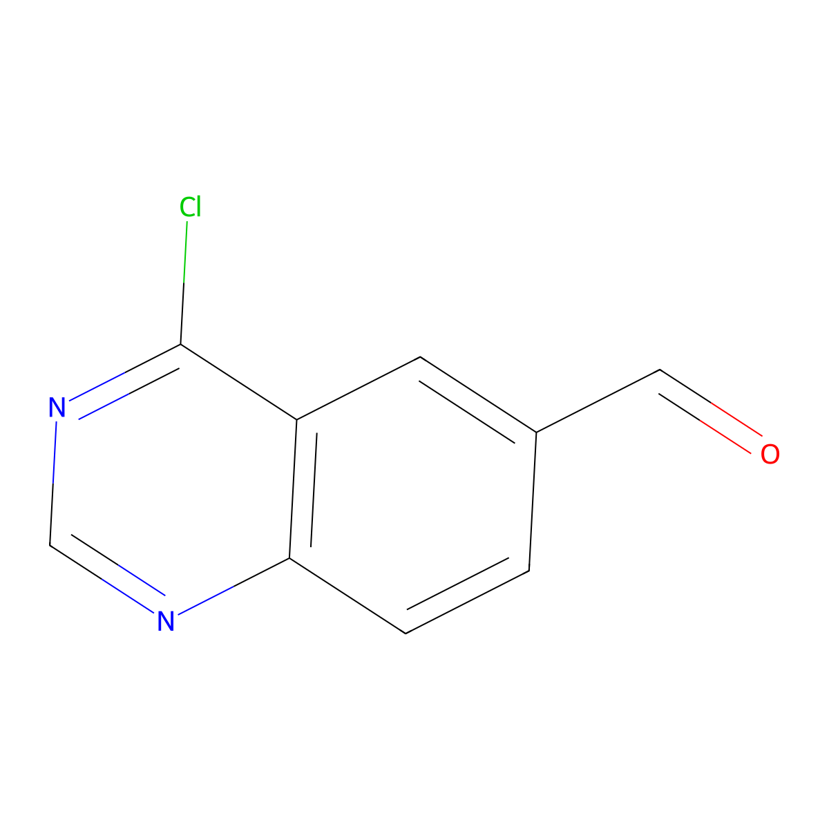 4-Chloroquinazoline-6-carbaldehyde molecular structure, CAS 648449-05-2