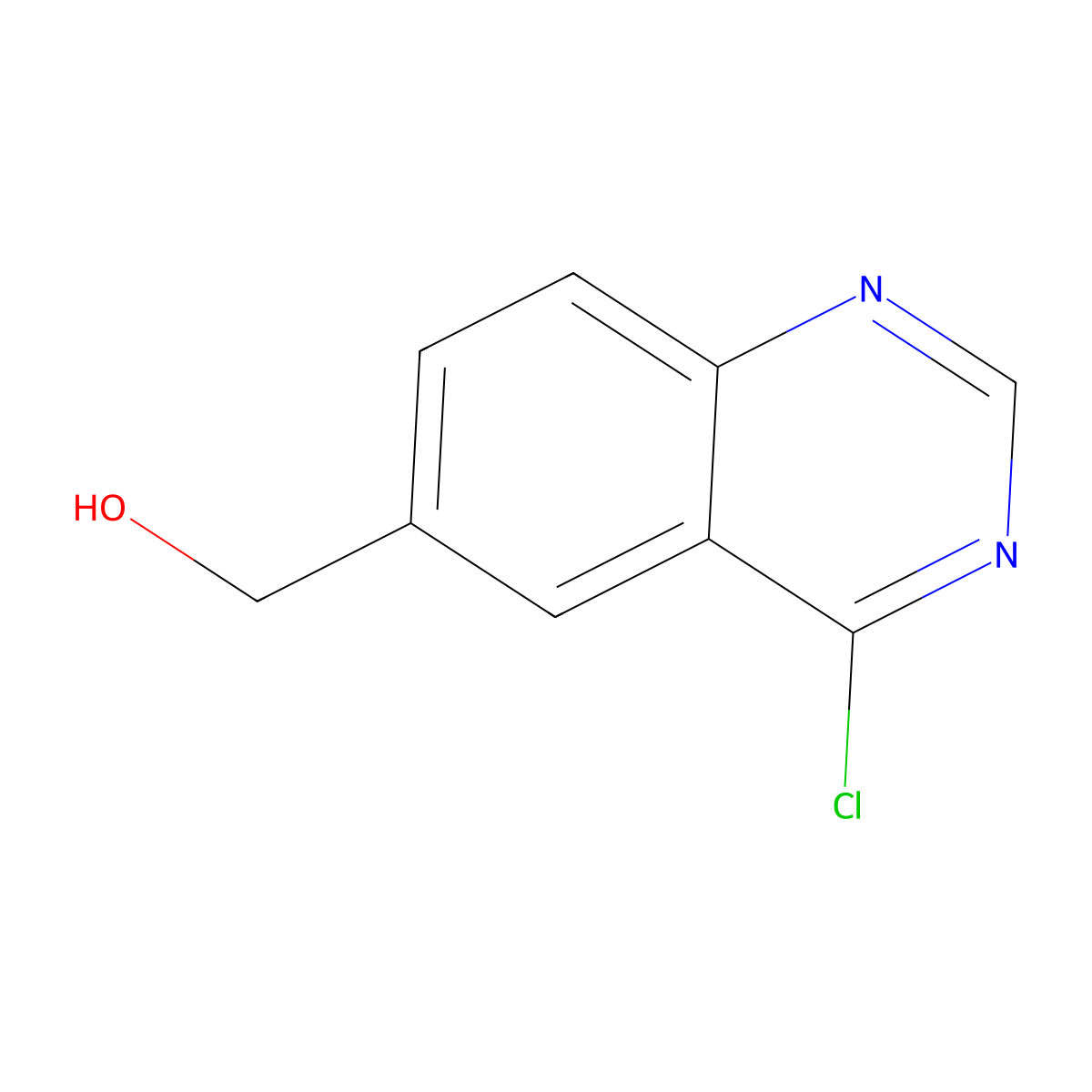 (4-Chloroquinazolin-6-yl)methanol molecular structure, CAS 648449-06-3