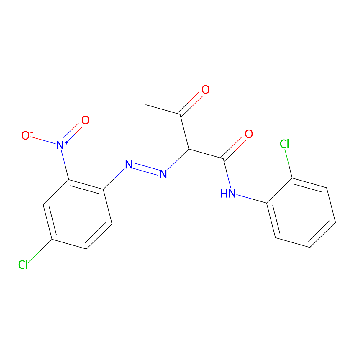 Pigment Yellow 3 molecular structure, CAS 6486-23-3