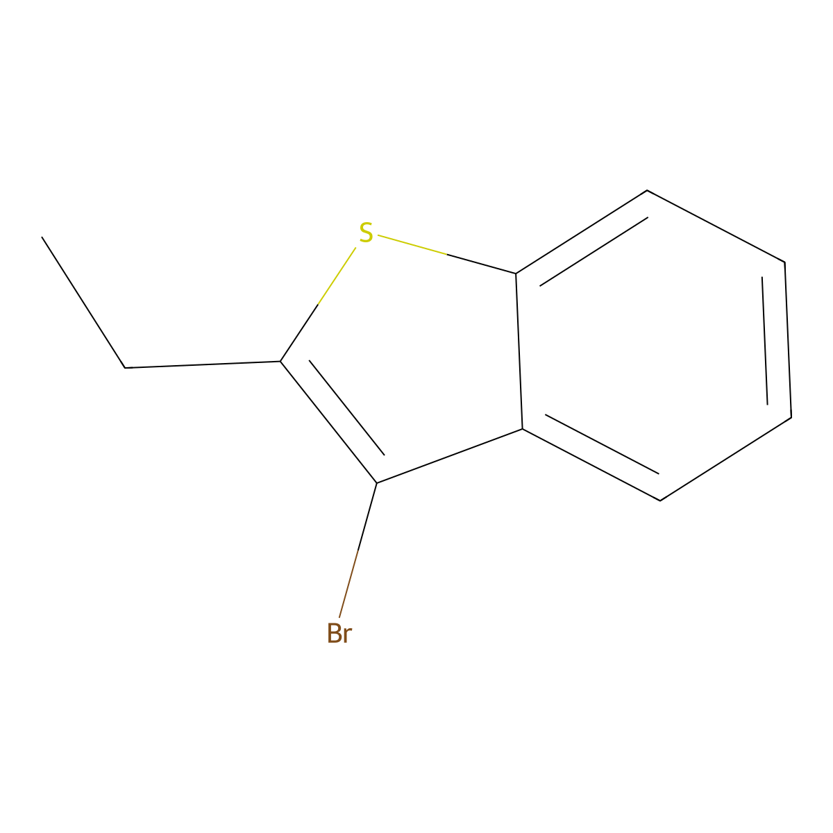 3-Bromo-2-ethylbenzo[b]thiophene molecular structure, CAS 64860-32-8