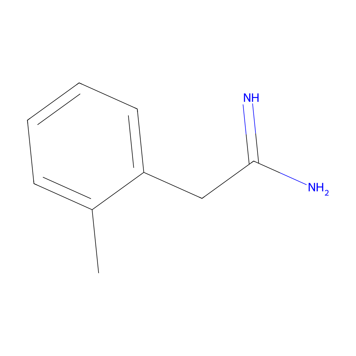 2-(2-Methylphenyl)ethanimidamide molecular structure, CAS 6487-82-7